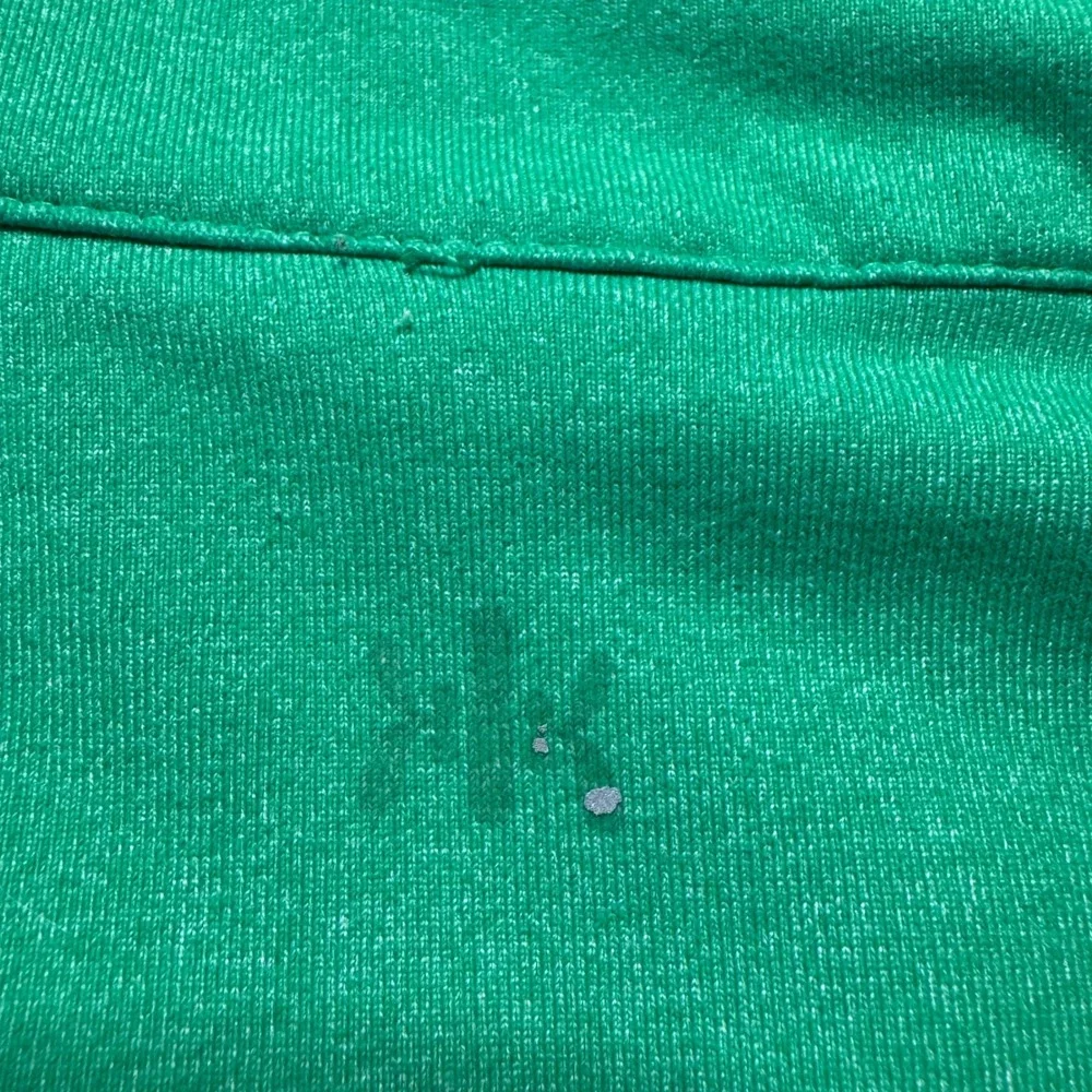 Kyodan Womens Green Heathered Full Zip Active Jacket Mock Neck Size Small